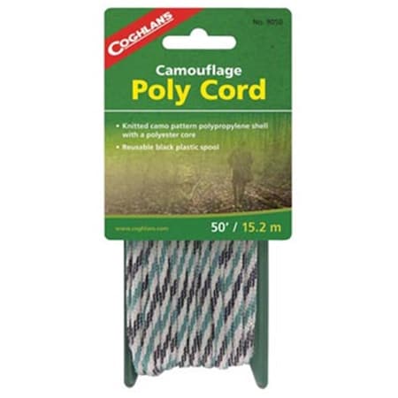 Coghlans Polypropylene Cord- 50 ft. - Camouflage 159530